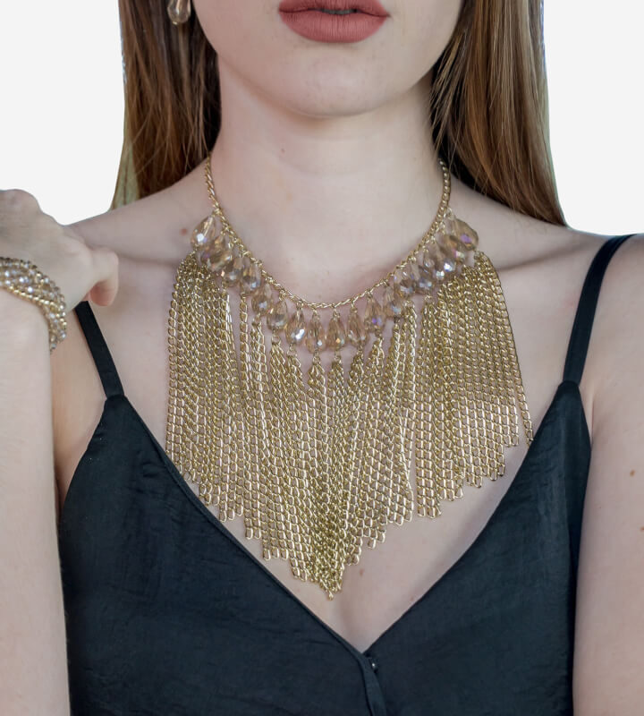 Allice gold necklace