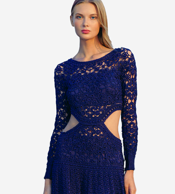 Alnich night dress navy
